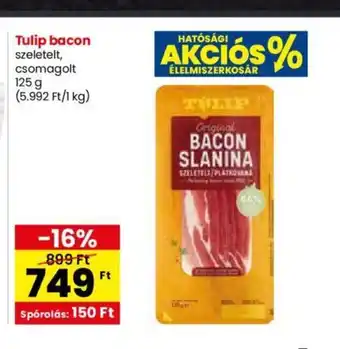 Spar Tulip bacon 125g ajánlat