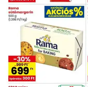 Spar Rama sütőmargarin 500g ajánlat