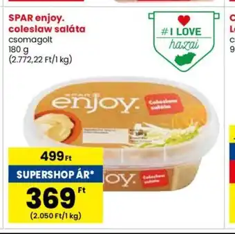 Spar SPAR enjoy. coleslaw saláta 180g ajánlat
