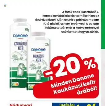 Spar Minden Danone Kaukázusi kefir ajánlat