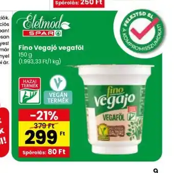 Spar Fino Vegajó vegaföl 150 g ajánlat