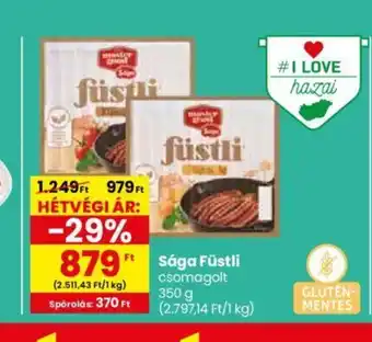 Spar Sága Füstli 350g ajánlat