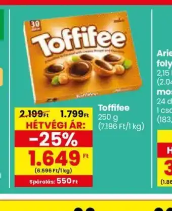 Spar Toffifee 250g ajánlat