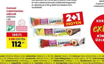 Spar Cornexi cukormentes zabrudi 1db ajánlat