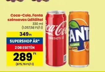 Spar Coca-Cola, Fanta szénsavas üdítőital 330ml ajánlat