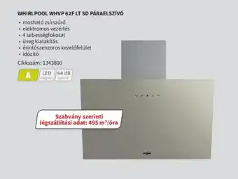 Media Markt WHIRLPOOL WHVP 62F LT SD PÁRAELSZÍVÓ ajánlat