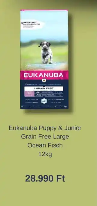 Eukanuba Puppy & Junior Grain Free Large Ocean Fisch 12kg