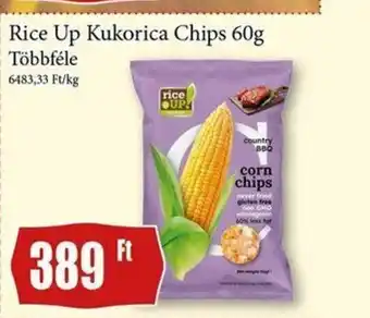 Rice Up Kukorica Chips 60g