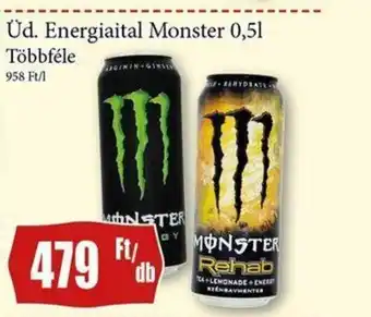 FullDiszkont Üd. Energiaital Monster 0,5l ajánlat