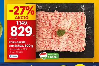 Lidl Friss darált sertéshús, 500 g ajánlat