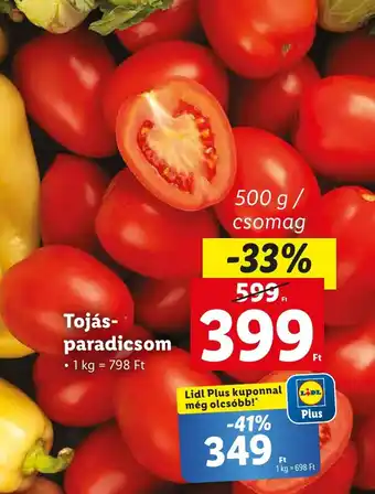 Lidl Tojás- paradicsom  1 kg ajánlat