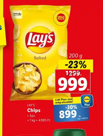 Lidl Lay's Chips 200g ajánlat