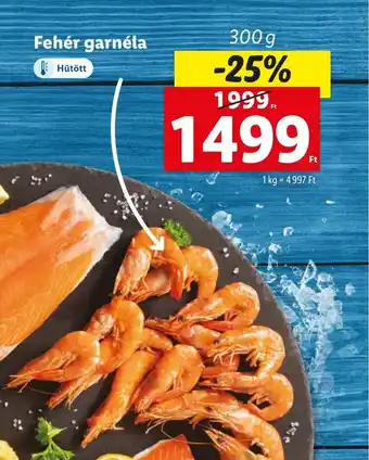 Lidl Fehér garnéla 300g ajánlat
