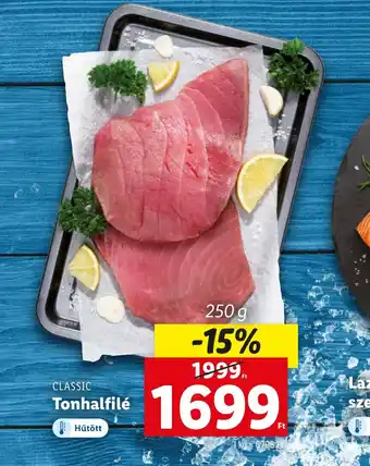 Lidl CLASSIC Tonhalfilé 250g ajánlat