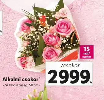 Lidl Alkalmi csokor ajánlat