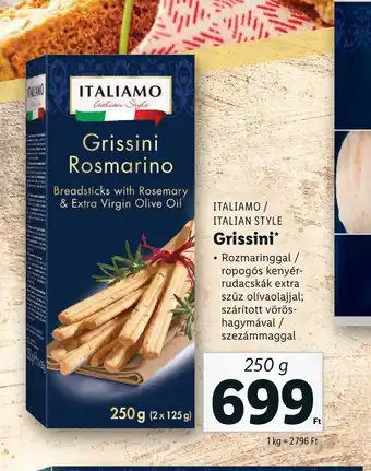 ITALIAMO ITALIAN STYLE Grissini 250g