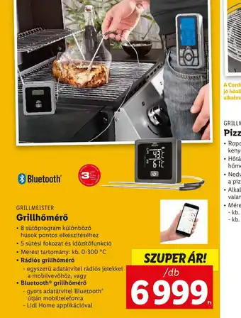 GRILLMEISTER Grillhőmérő 1db
