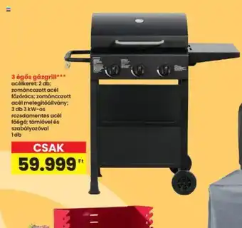 Interspar 3 égős gázgrill ajánlat