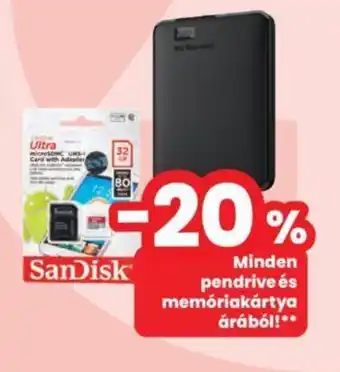 Minden pendrive és memóriakártya
