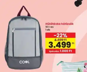 Interspar Hűtőtáska hátizsák 1db ajánlat