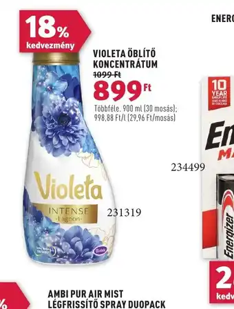Rossmann VIOLETA ÖBLÍTŐ KONCENTRÁTUM 900ml ajánlat