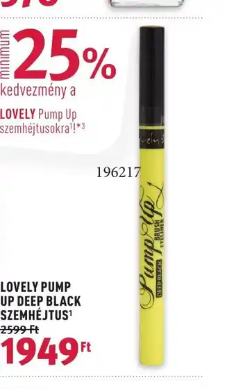 Rossmann LOVELY PUMP UP DEEP BLACK SZEMHÉJTUS ajánlat
