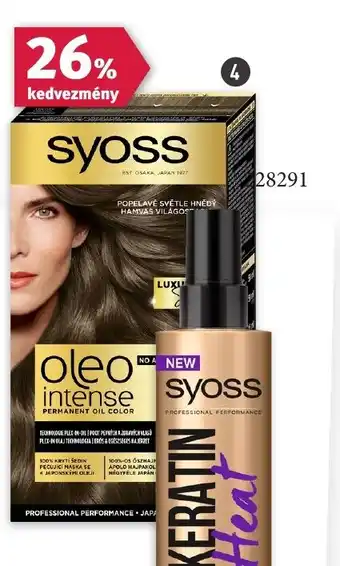 Rossmann SYOSS OLEO INTENSE HAJFESTÉK ajánlat