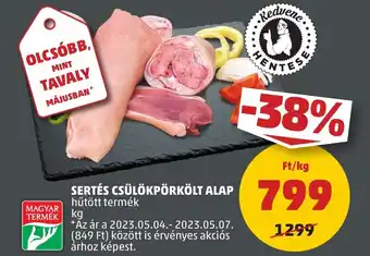 PENNY SERTÉS CSÜLÖKPÖRKÖLT ALAP ajánlat