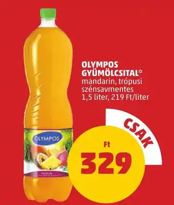 PENNY OLYMPOS GYÜMÖLCSITAL 1,5 liter ajánlat