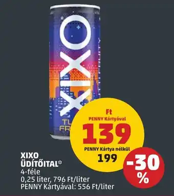 PENNY XIXO ÜDÍTŐITAL 0,25 liter ajánlat