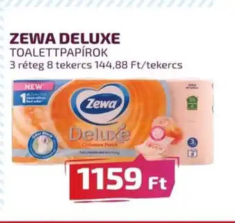 CBA ZEWA DELUXE TOALETTPAPÍROK 3 réteg 8 tekercs ajánlat