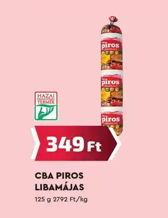Príma CBA PIROS LIBAMÁJAS 125g ajánlat