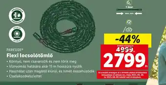 Lidl PARKSIDE® Flexi locsolótömlő ajánlat