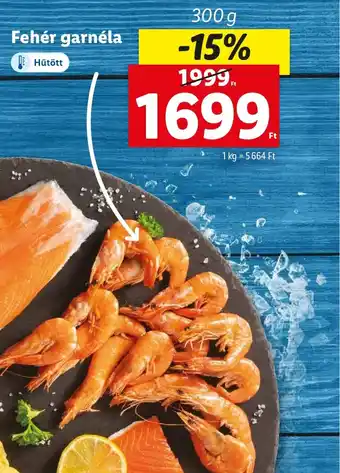 Lidl Fehér garnéla 300g ajánlat