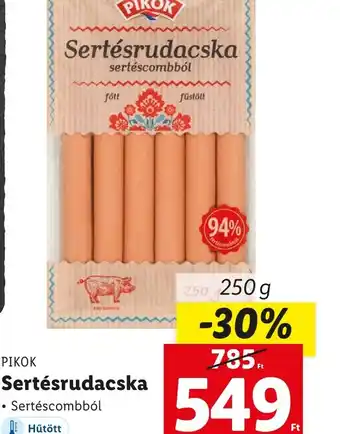 Lidl PIKOK Sertésrudacska 250g ajánlat