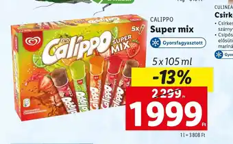 Lidl CALIPPO Super mix 5x105ml ajánlat