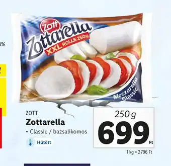 Lidl ZOTT Zottarella 250g ajánlat