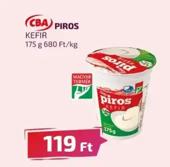 CBA CBA PIROS KEFIR 175g ajánlat