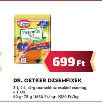 DR. OETKER DZSEMFIXEK 60-75g