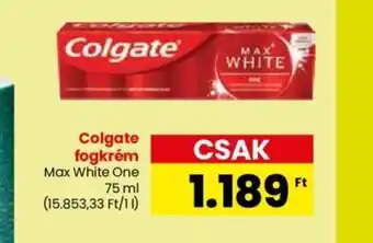 Spar Colgate fogkrém 75ml ajánlat