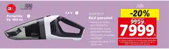 Lidl SILVERCREST® Kézi porszívó 1db ajánlat