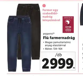 Lidl pepperts!® Fiú farmernadrág 1db ajánlat