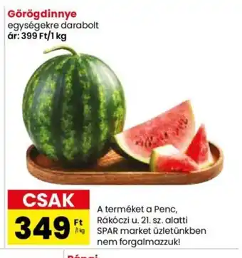 Spar Market Görögdinnye 1kg ajánlat