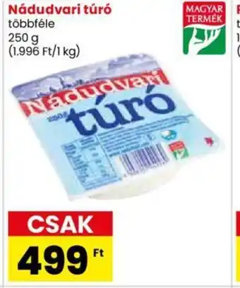 Spar Market Nádudvari túró 250g ajánlat