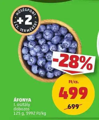 PENNY ÁFONYA 125g ajánlat