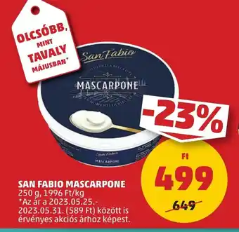 PENNY SAN FABIO MASCARPONE 250 g ajánlat