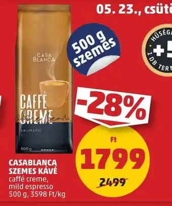 PENNY CASABLANCA SZEMES KÁVÉ 500g ajánlat