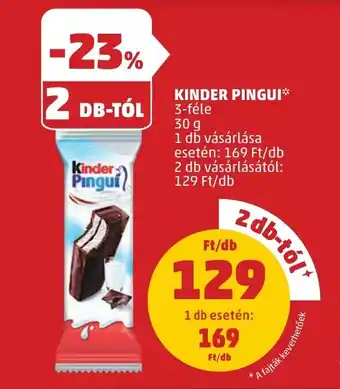 PENNY KINDER PINGUI 30g ajánlat