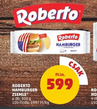 PENNY ROBERTO HAMBURGER ZSEMLE 300g ajánlat