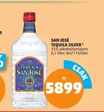PENNY SAN JOSÉ TEQUILA SILVER 0,7l ajánlat